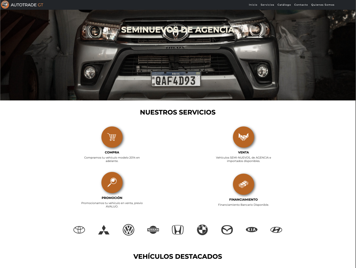 Car Seller Landing Page